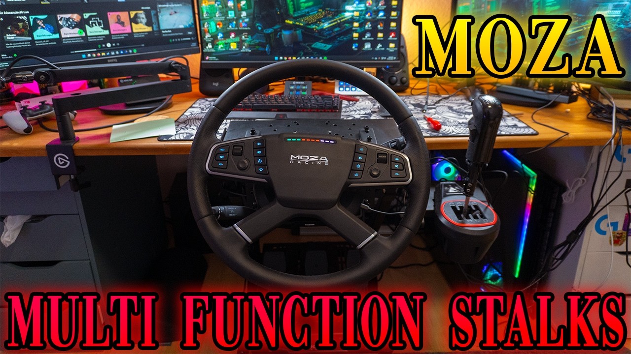 GAMECHANGER? - MULTI FUNCTION STALKS von MOZA! Unboxing und Montage