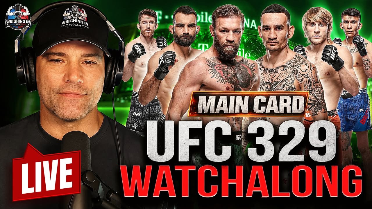 LIVE UFC 329 Watch Along with Josh Thomson!