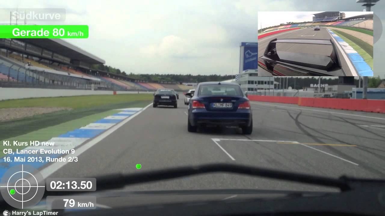 Evo 9 S S2 Touristenfahrten @ Hockenheim 16.05.2013 17 Uhr -[Turn 1]- HD