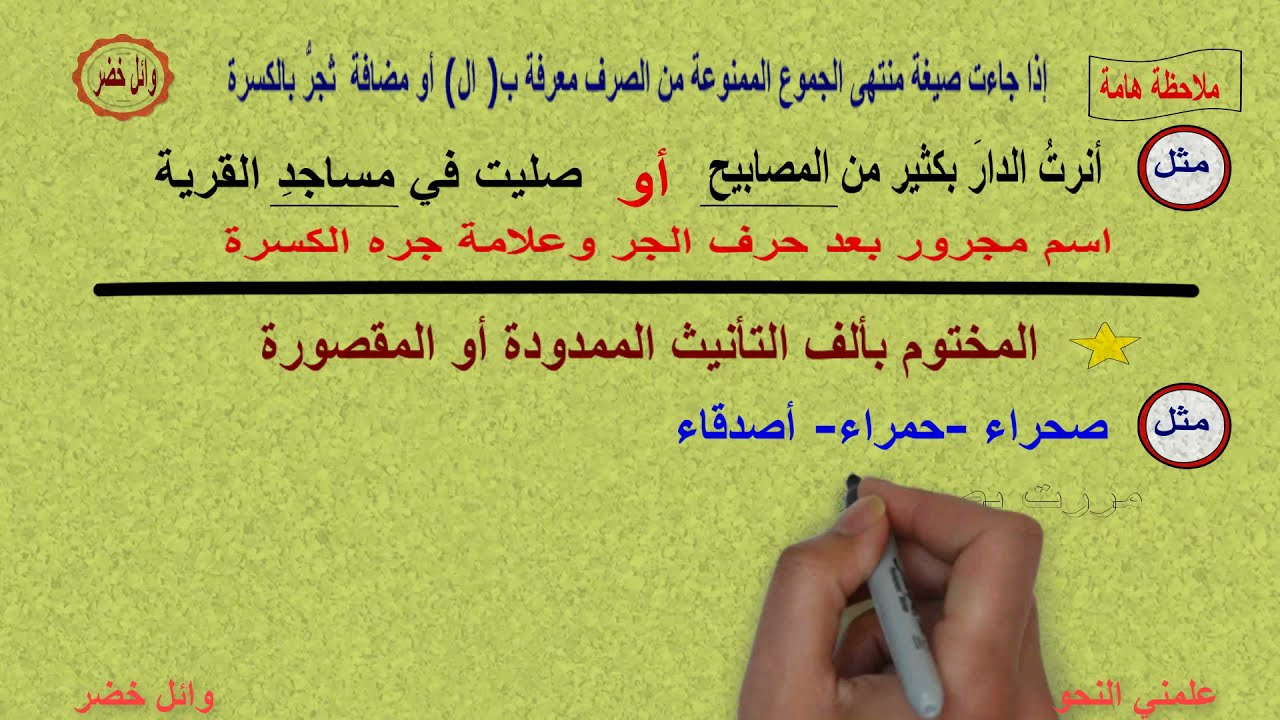 الممنوع من الصرف كاملا