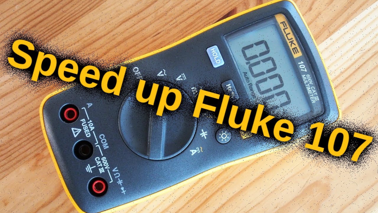 Fluke 107 Как ускорить 
