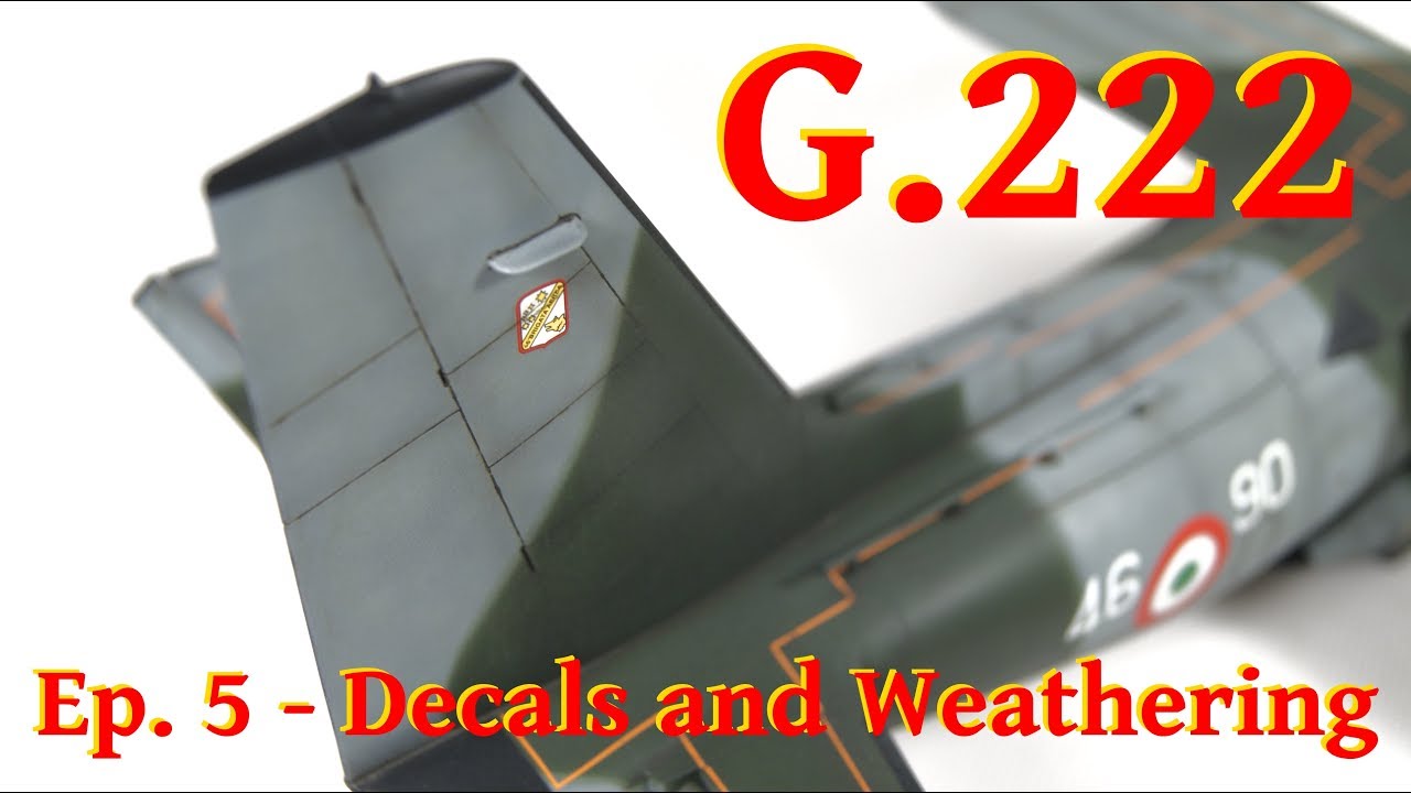 Model G.222 - 1/72 Italeri - Decals and Weathering
