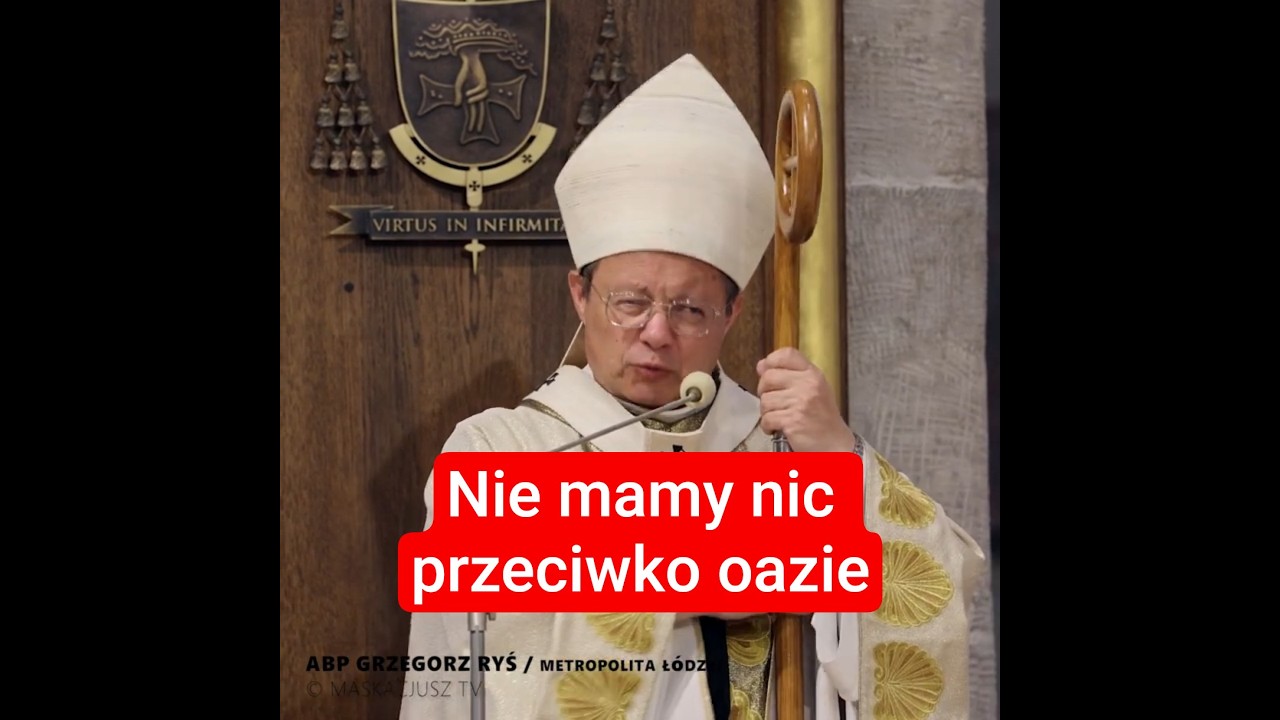 Nie mamy nic przeciwko oazie | abp Grzegorz Ryś