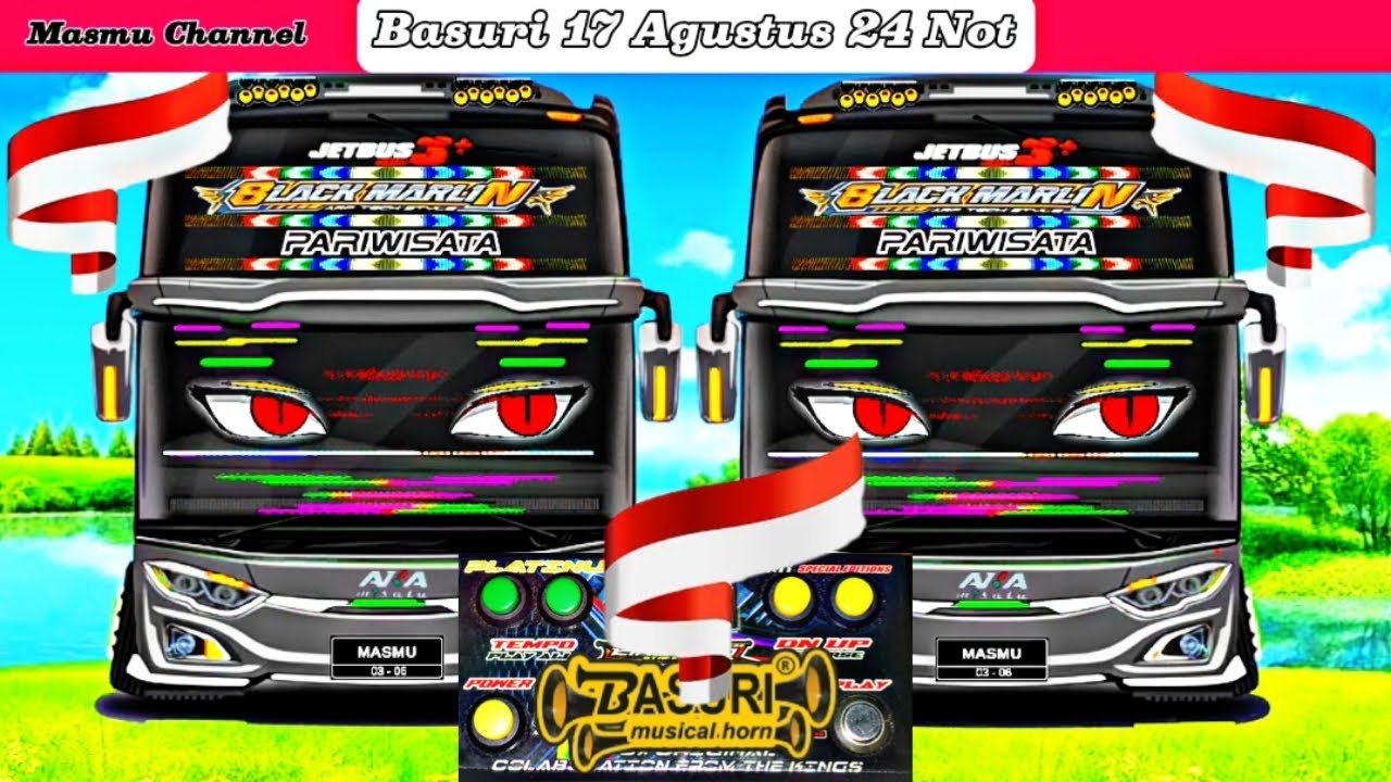 TELOLET BASURI 17 AGUSTUS MODUL TUNNING 24 NOT FLM || PIANIKA BASURI