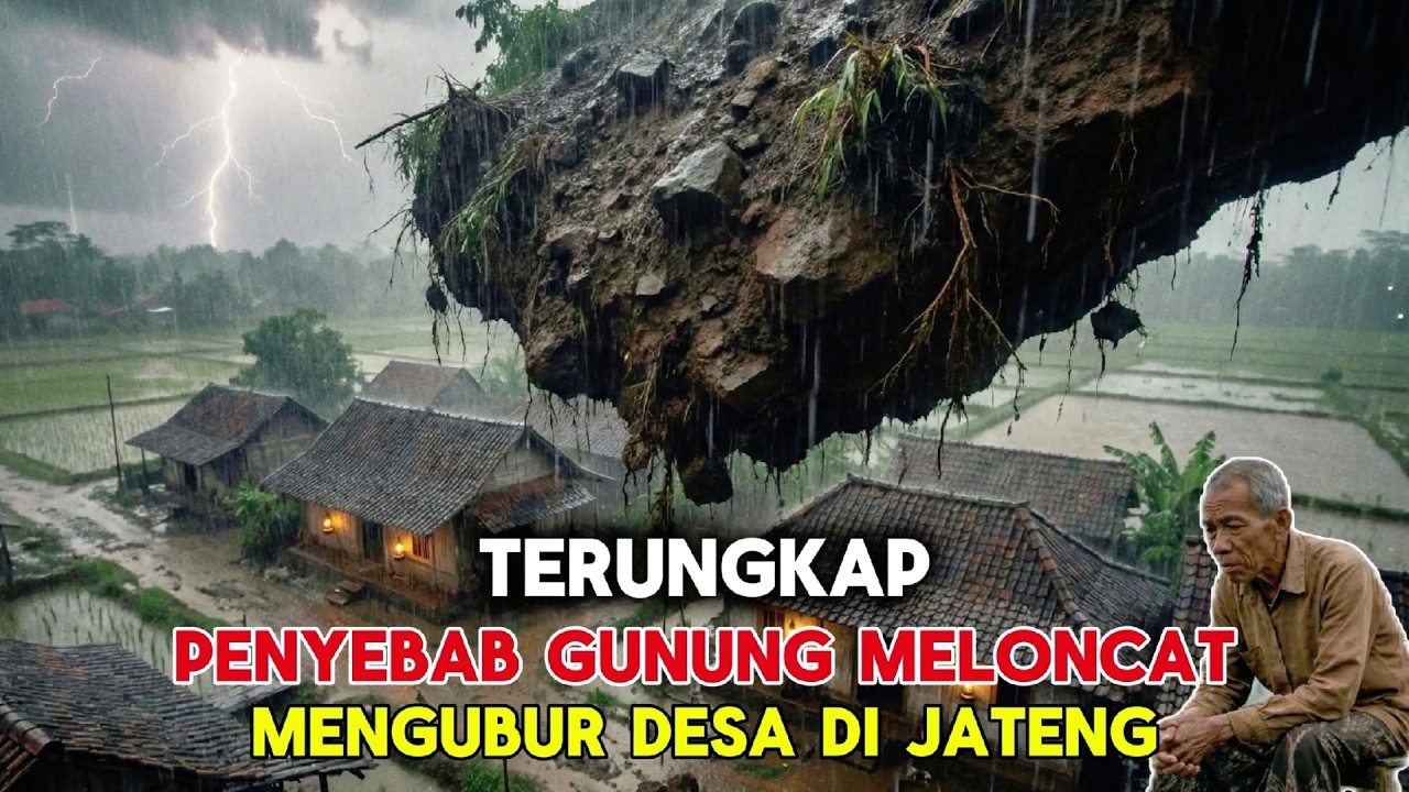 Gunung Ini “Melompat” & Mengubur Satu Desa — Tragedi Nyata di Jawa Tengah