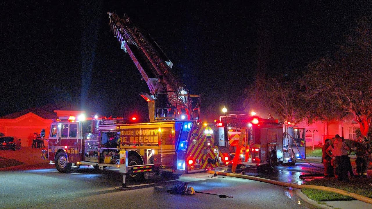 Orange County, FL Workkng Fire 8/16/2024