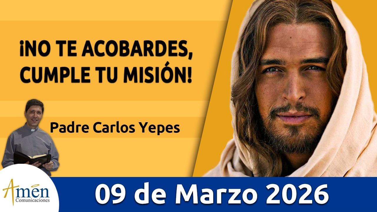 Evangelio De Hoy Lunes 09 Marzo 2026 #PadreCarlosYepes l Lucas 4, 24-30 #Evangelio l Evangelio hoy