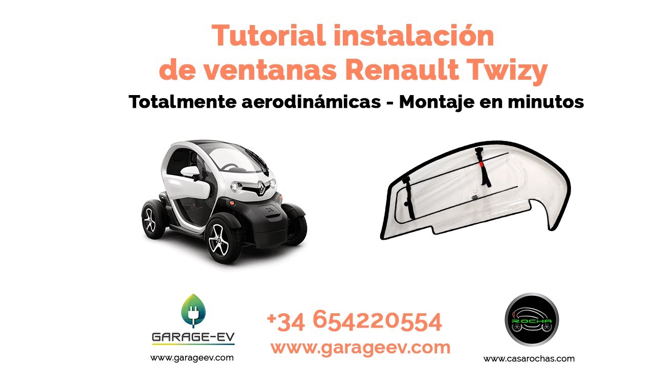 Tutorial instalación de Ventanas Renault Twizy - Montaje en minutos