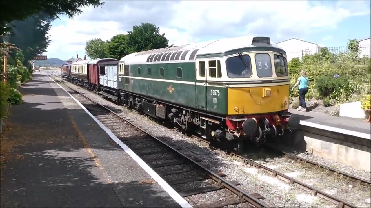 TWO UNUSUAL TRAINS ON THE WEST SOMERSET RAILWAY