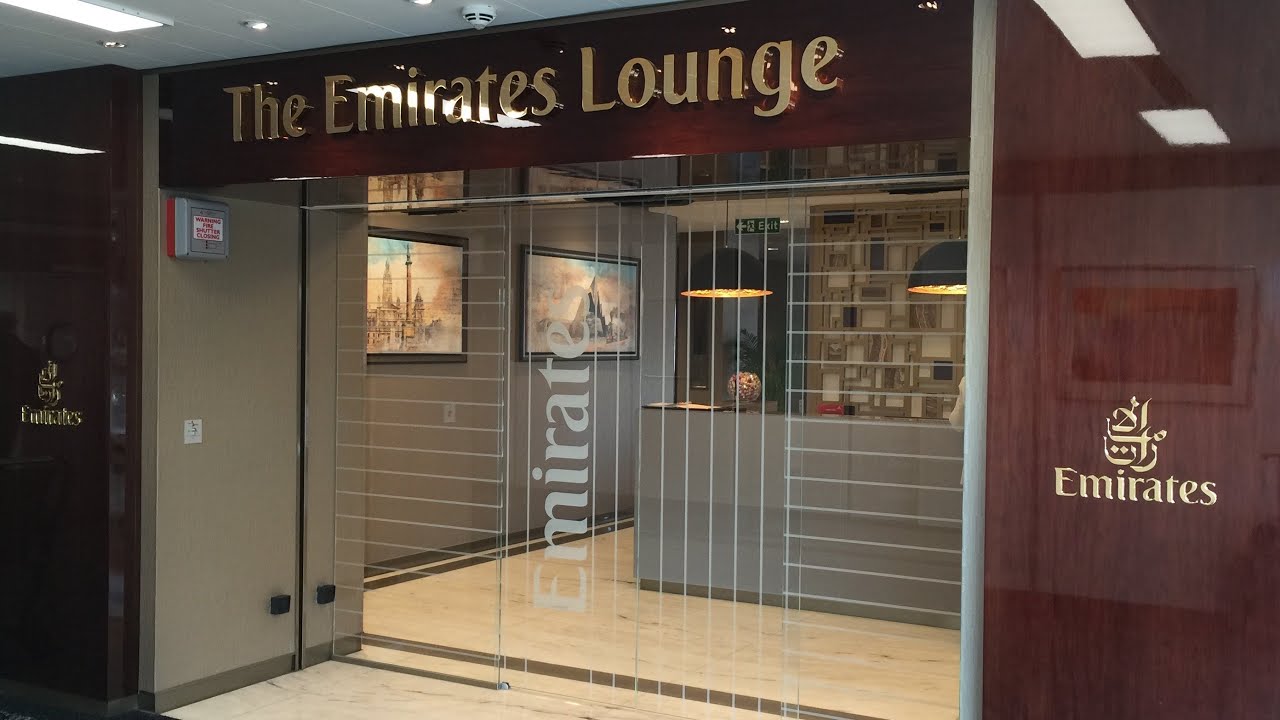 Emirates Glasgow Lounge and short take off sequence