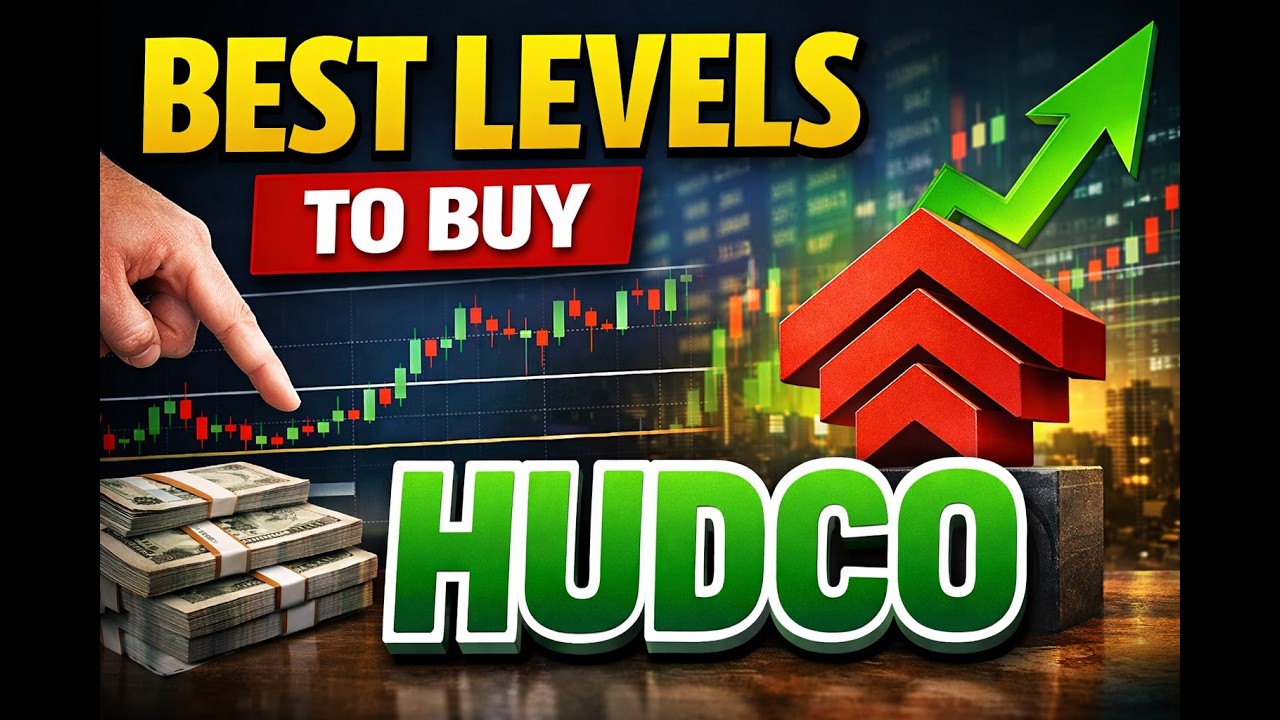 HUDCO Share Price Analysis 📊| Where to Buy? Best Levels Revealed