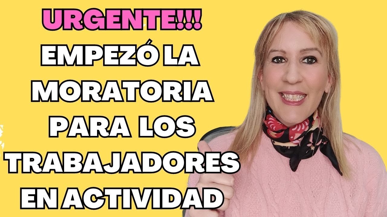 URGENTE!!! SALIÓ LA MORATORIA PARA TRABAJADORES EN ACTIVIDAD!!!