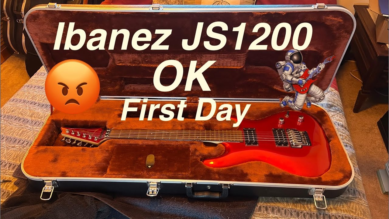 Really Ibanez! An inside look. Ibanez JS1200 Candy Apple Red.
