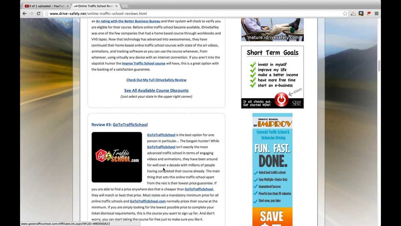 Online Traffic School Reviews