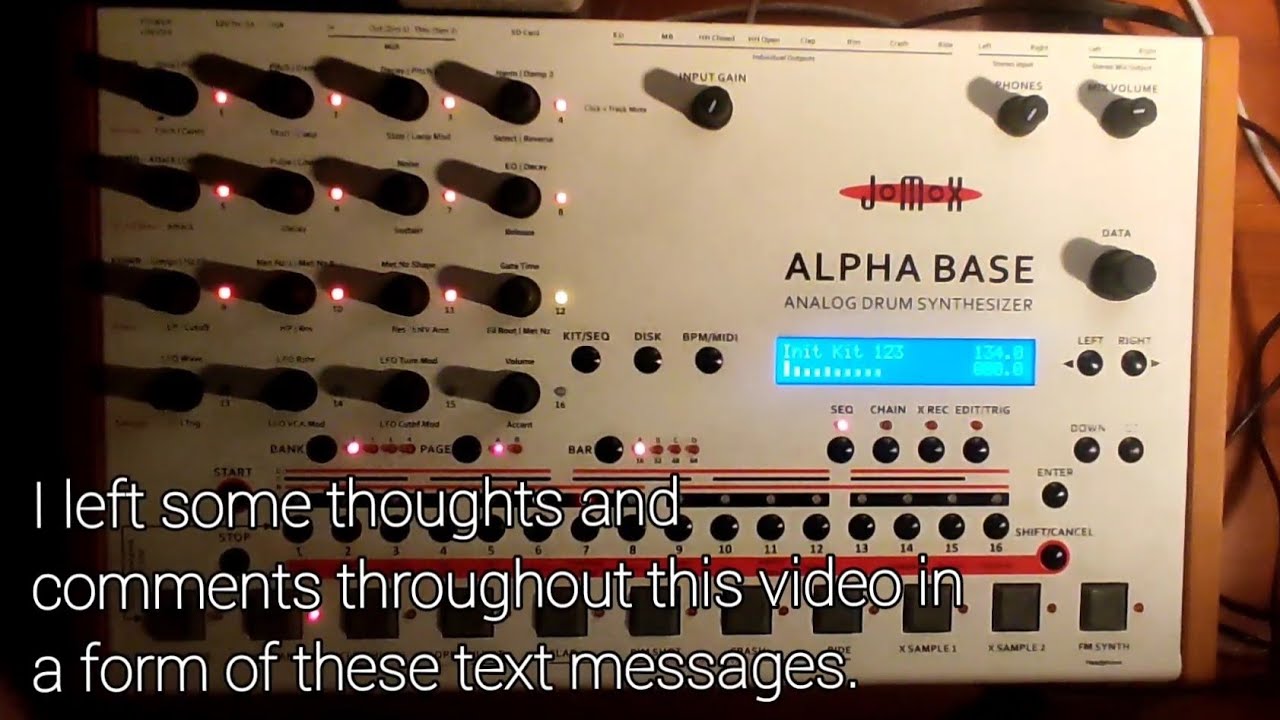 Jam from scratch (Jomox Alpha Base)