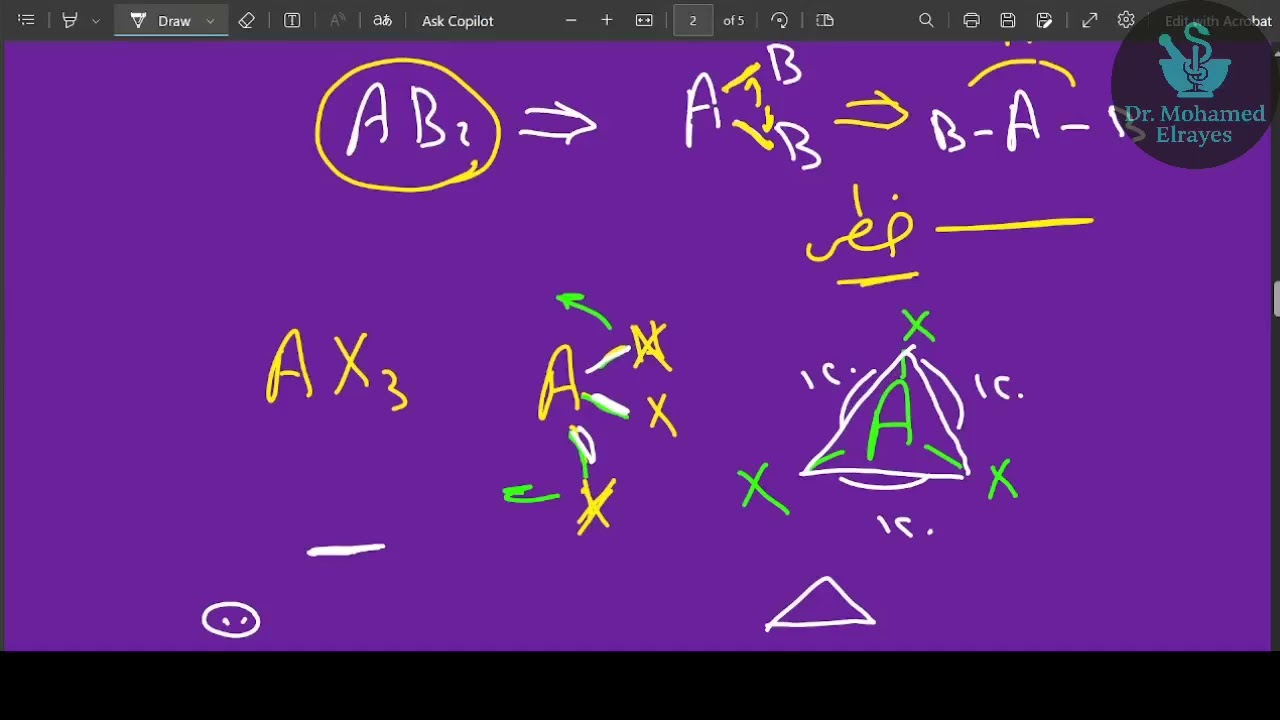 أولى صيدلة. Organic Chemistry 1 . محاضرة ١ . جزء أول . 
