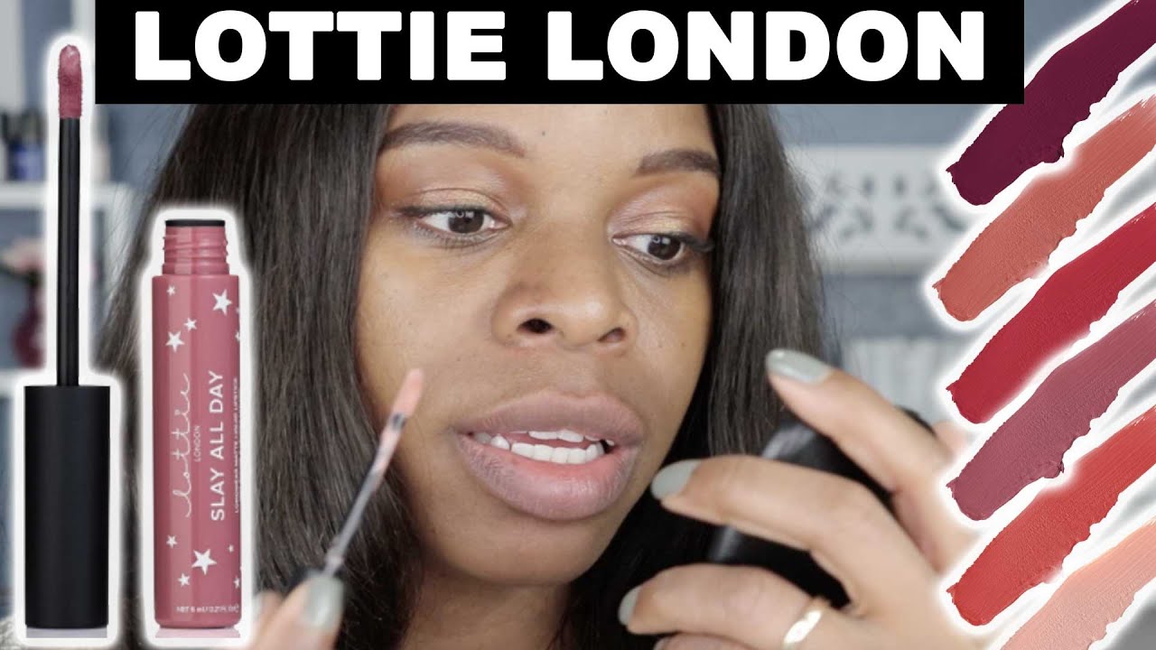 Lottie London Slay All Day Matte Liquid Lipstick Swatches & Review | PuckerUpBabe