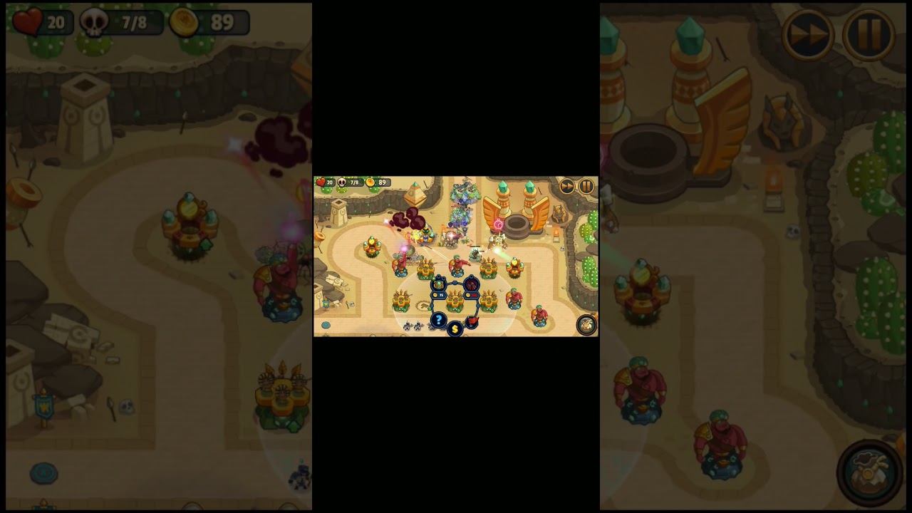 Realm Defense Level 60 Towers Only Mode #realmdefense #fun #mobilegame #funny #defense #shorts