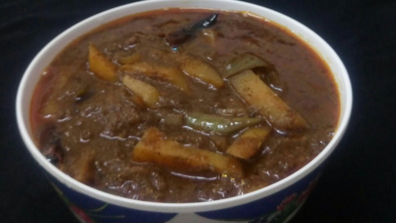 Potato theeyal(ഉരുളക്കിഴങ്ങു തീയൽ )Varutharacha potato curry