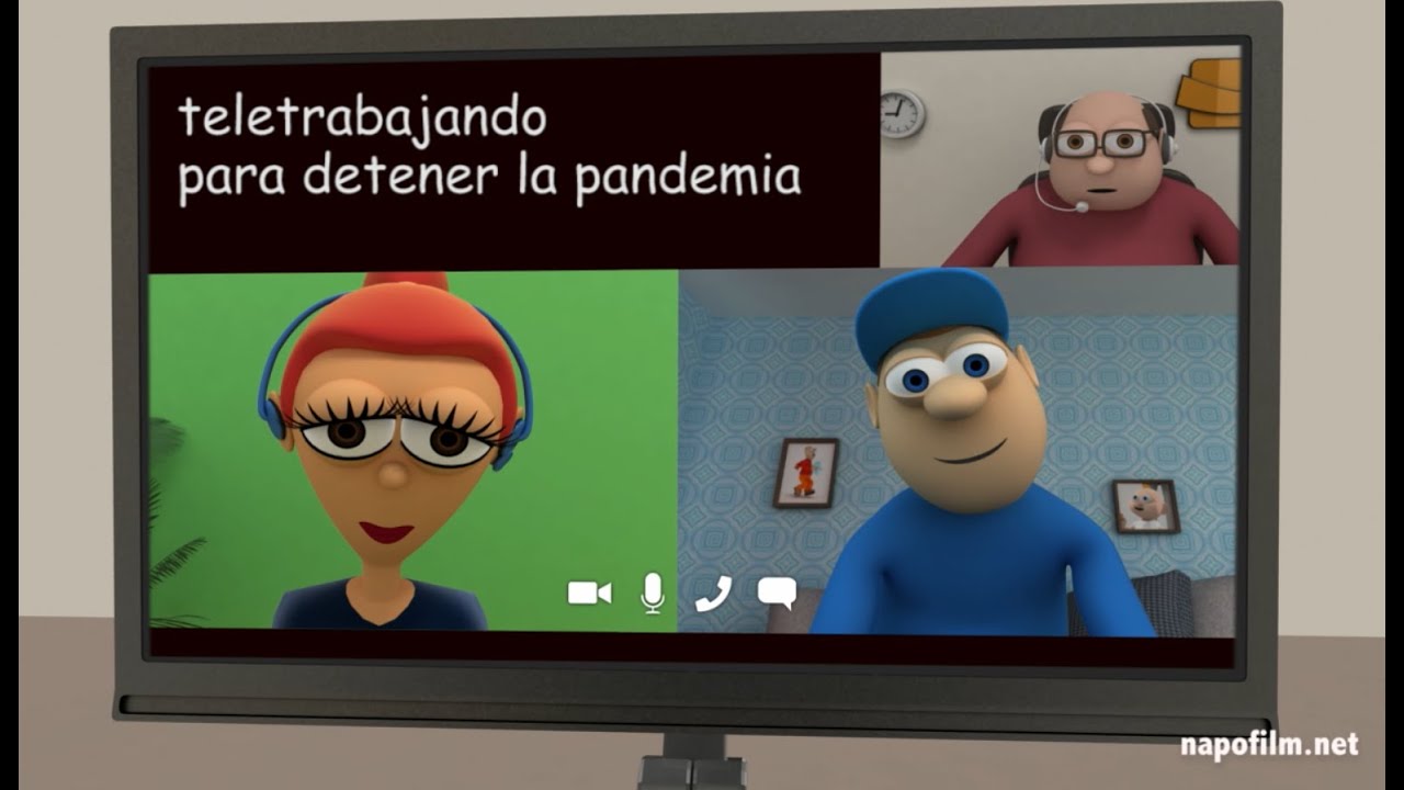 Napo está... teletrabajando para detener la pandemia