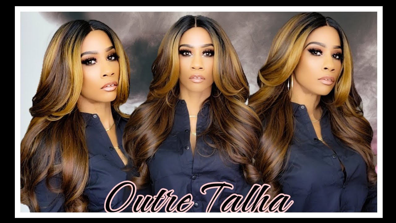 WOW 😵😵‼️🤸🏽‍♀️ $29!! LAYERS/VOLUME/COLOR! OUTRE LACE FRONT WIG/TALHA 24