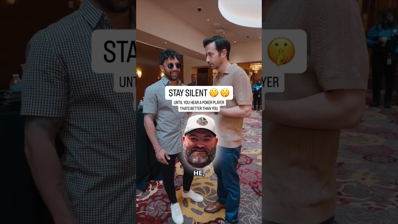 Asking Poker Players to Stay Silent Until They Hear a Player That’s Better 😳 