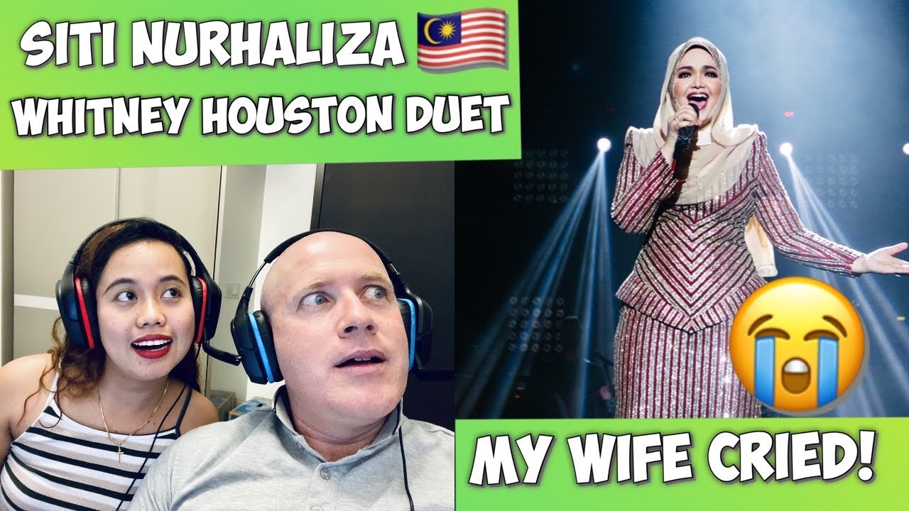 WHITNEY HOUSTON AND DATO' SITI NURHALIZA MEMORIES | REACTION!😭🇲🇾