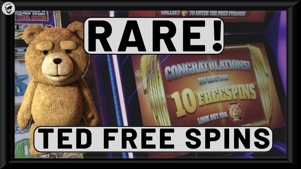 MEGA RARE DROP IN ON TED FREE SPINS! | Blueprint Ted Arcade Slot
