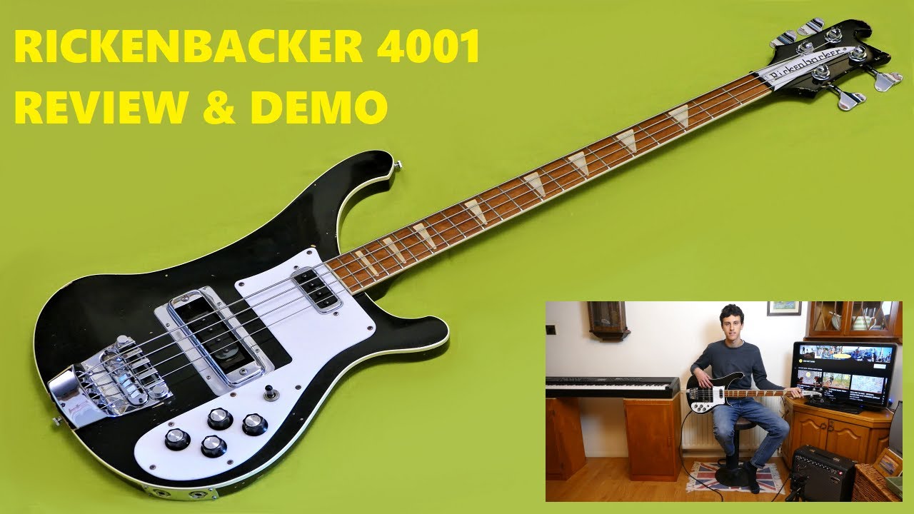 RICKENBACKER 4001 BASS GUITAR 1974 VINTAGE REVIEW & DEMO