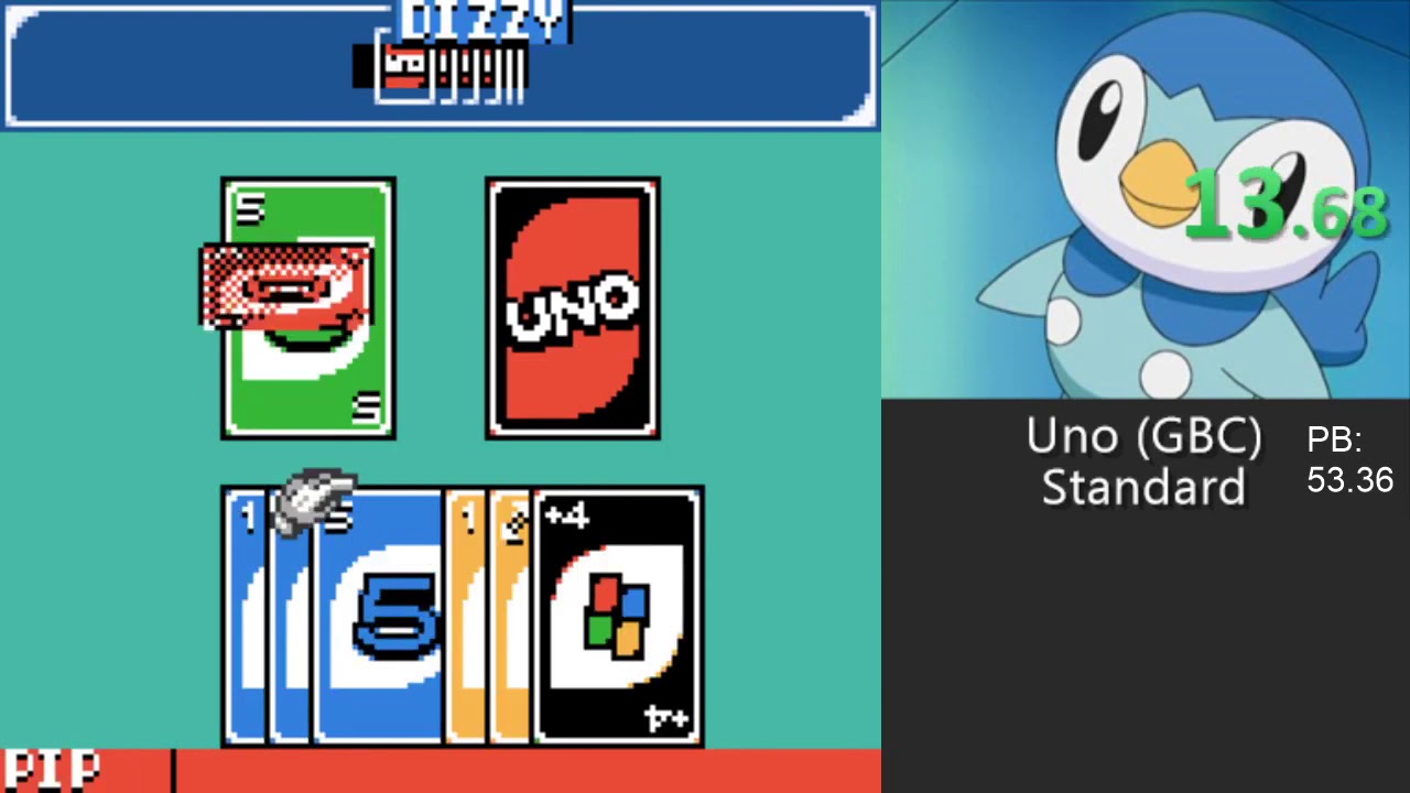 Uno (GBC) 2 Player Speedrun in 34.201 Seconds (Former WR)