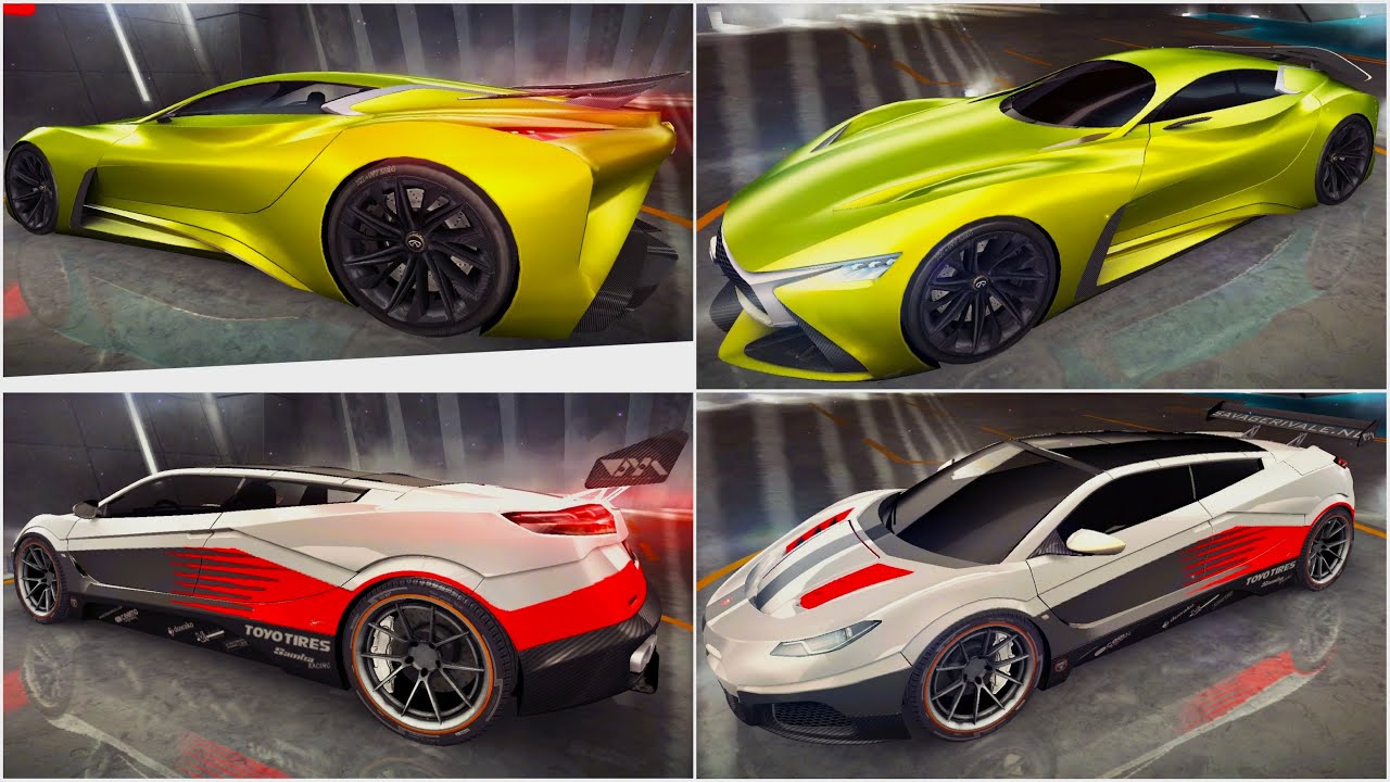 Asphalt 8, Savage Rivale GTR PRO & Infiniti Vision GT PRO, METAL SEASON