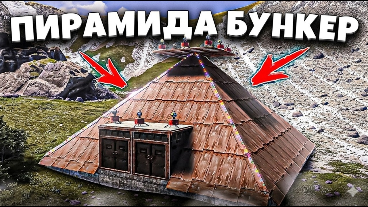 Ешкім РЕЙД жасай алмаитын ПИРАМИДА БУНКЕР УЙ | RUST | Warkey x Tiko