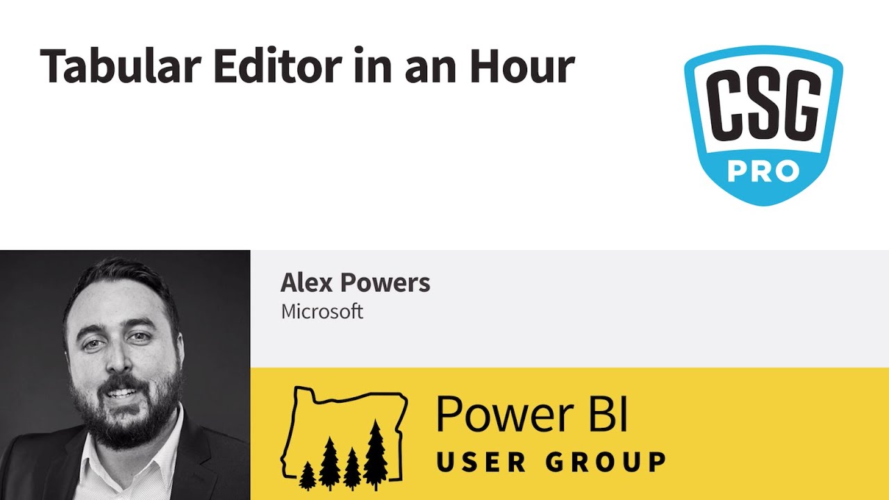Tabular Editor in an Hour