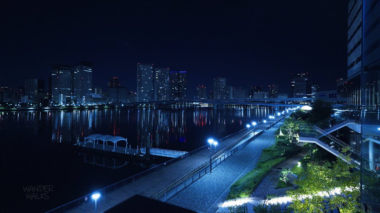 4K HDR｜夜ふかし散歩｜Tokyo night walk from  around Toyosu 2