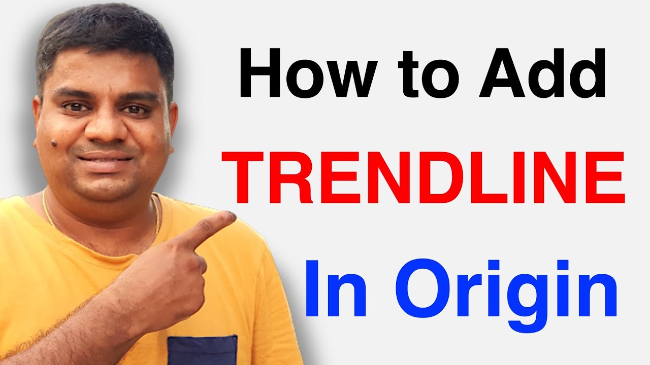 How to Add Trendline in Origin