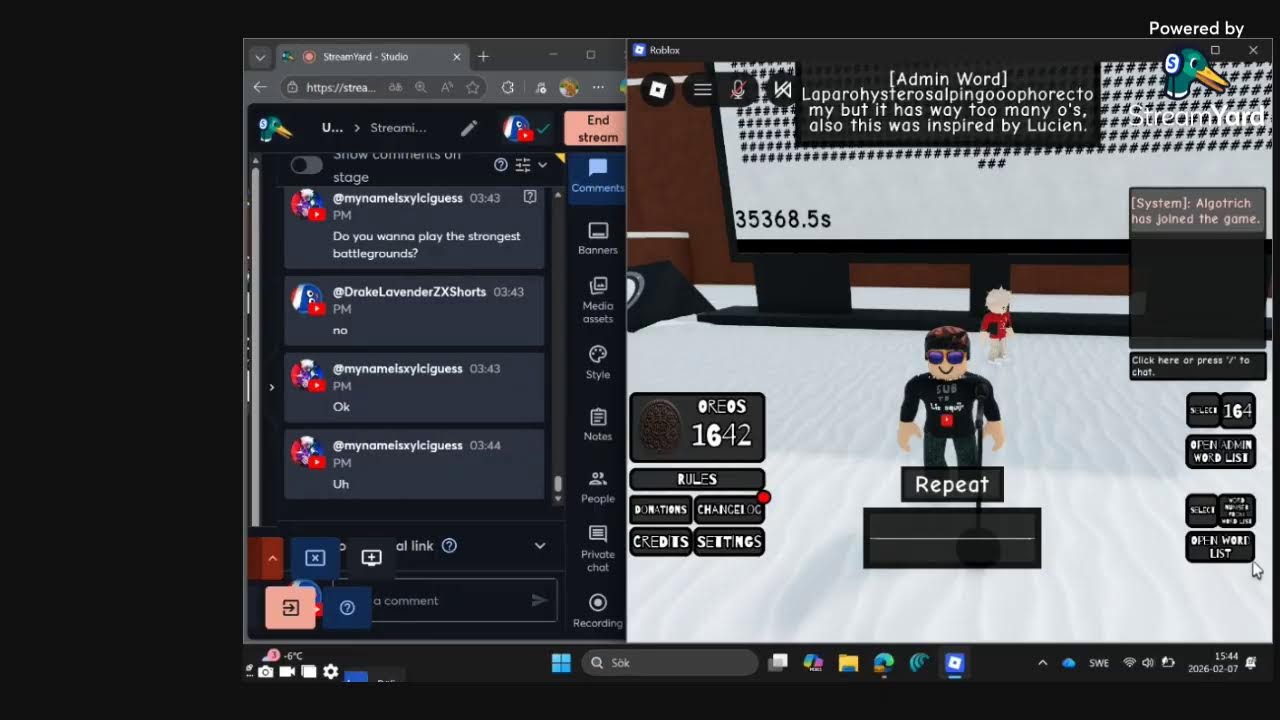 Streaming while I am at my friend's house!