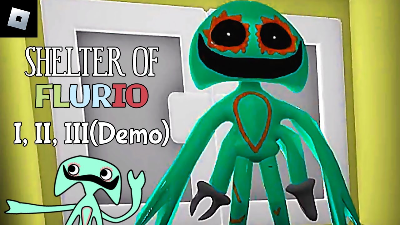 Shelter of Flurio [Chapter 1, 2, 3 Demo] : roblox mascot gameplay walkthrough