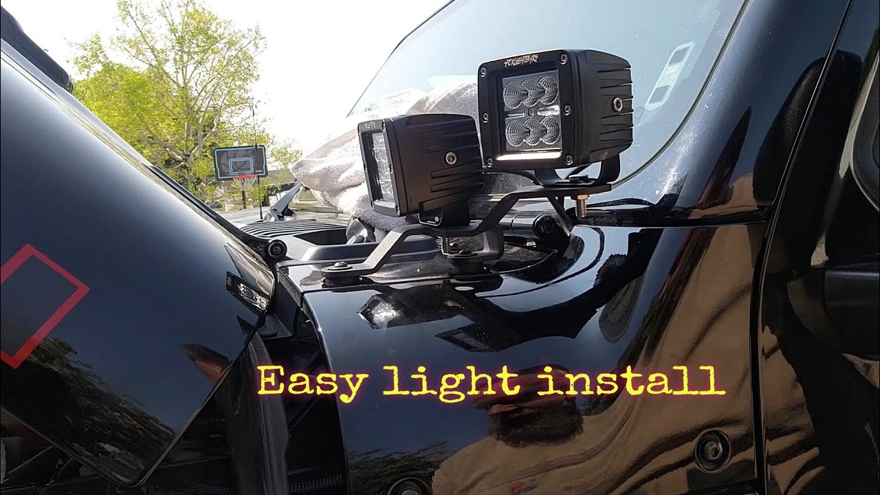 Installing FCKLights and Go Rhino on a Jeep JL using factory aux switches