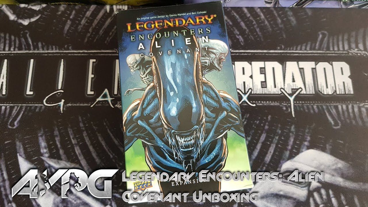 Legendary Encounters: Alien Covenant Unboxing (Legendary Encounters: Alien Expansion)