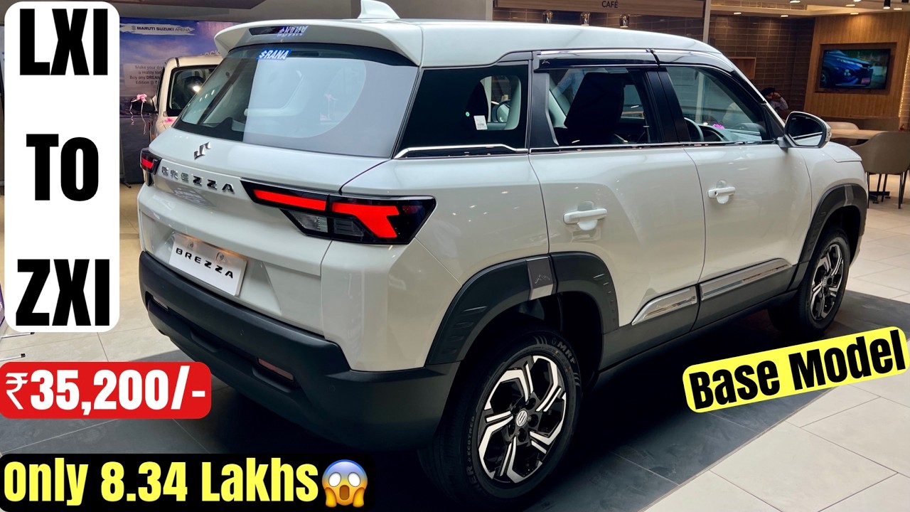 New Maruti Brezza Lxi Base Model Company Fitted Accessories With Prices❤️