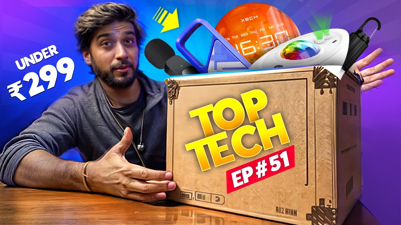 5 * REALY UNIQUE* Useful Gadgets Under ₹500, ₹1000, ₹3000 Rs ⚡️ TOP TECH 2024 - EP #51