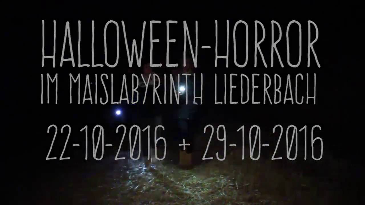 Halloween-Horror im Maislabyrinth