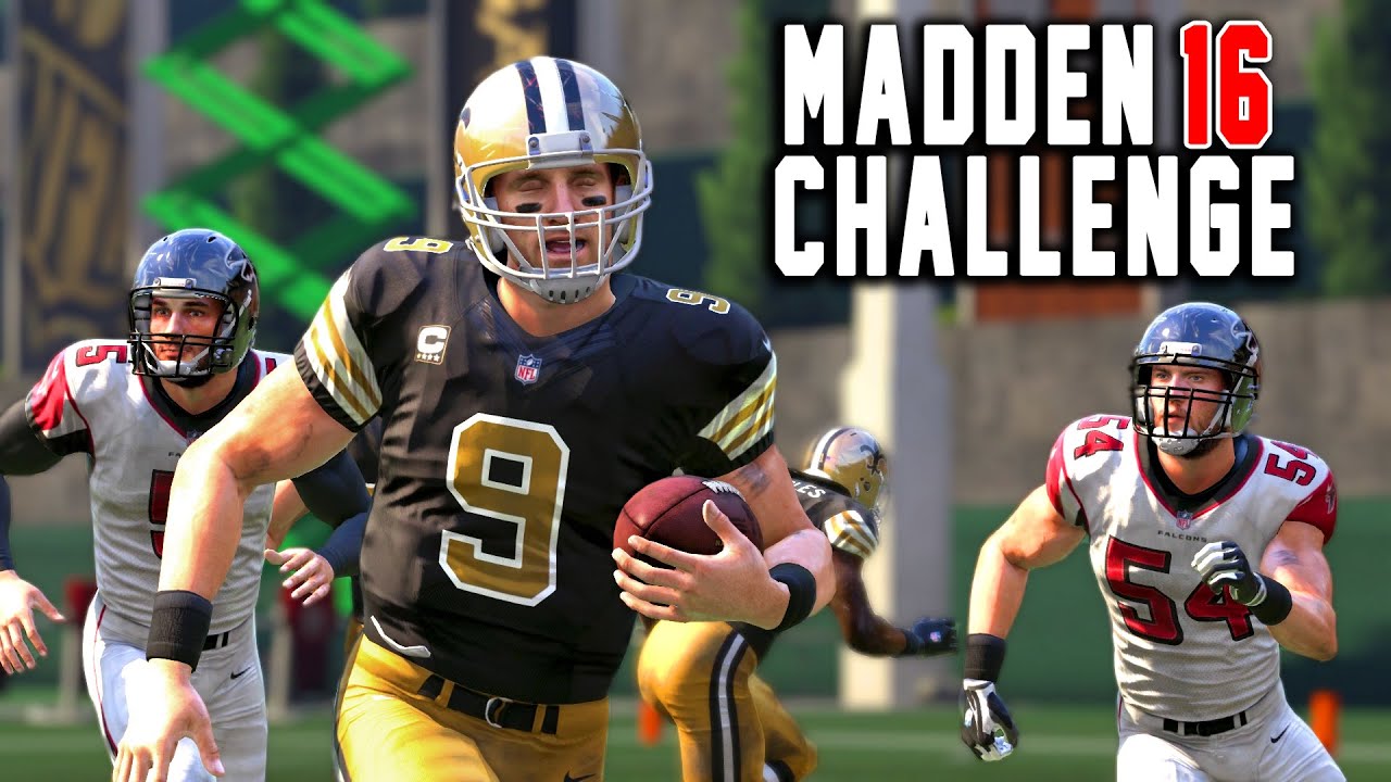 Kick Returning With Quarterbacks - Drew Brees Edition! - Madden 16 NFL Challenge