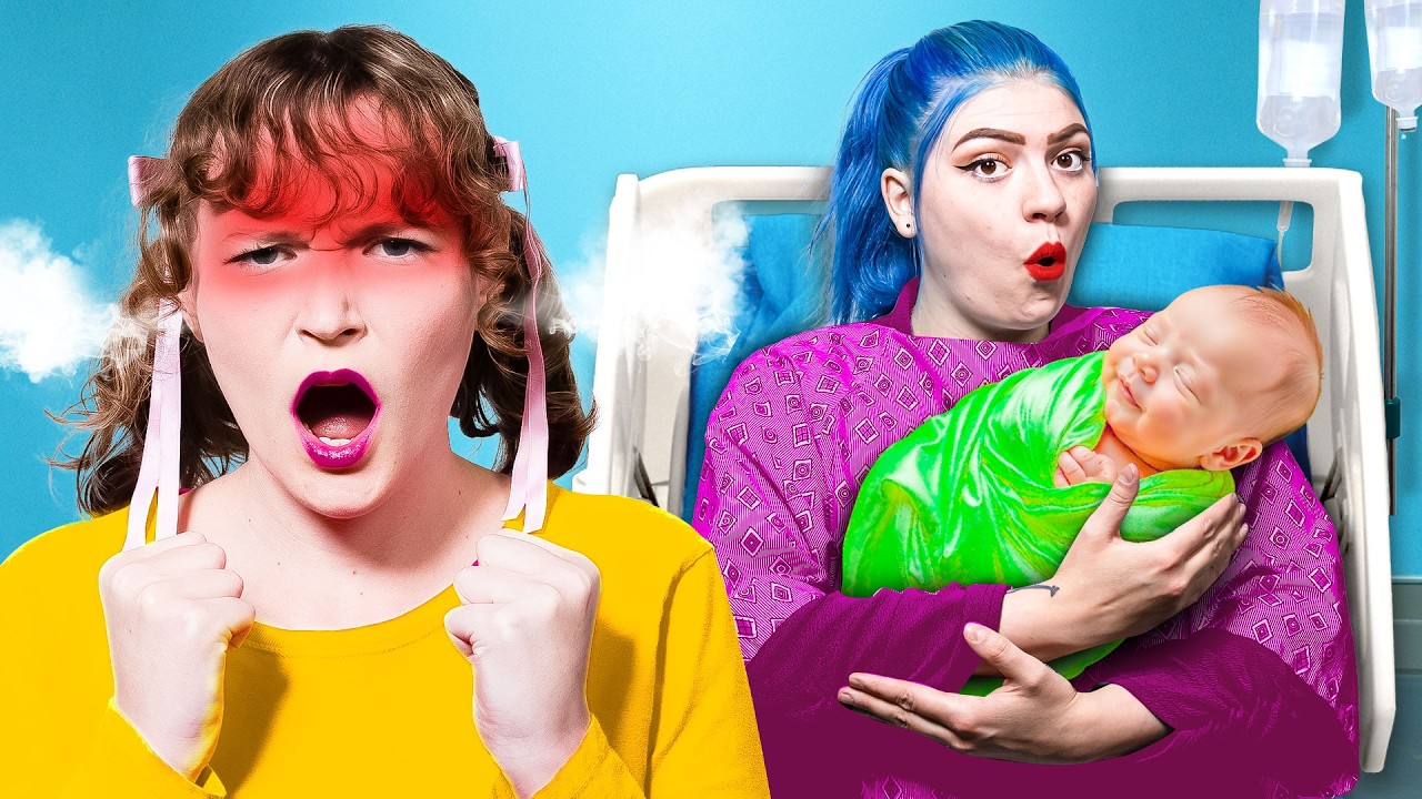 SISTER VS CRAZY BABY BROTHER! HOW TO SURVIVE A NEW GIANT SIBLING BY CRAFTY HACKS PLUS