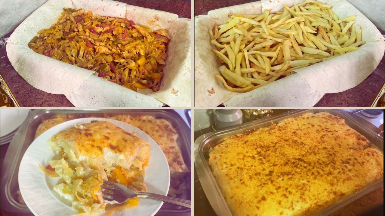 غراتان طاكوس بالبطاطا والدجاج سجلوها لرمضان كوصفة للعشاء كيجي بنين وخطييير 👌🏻😋