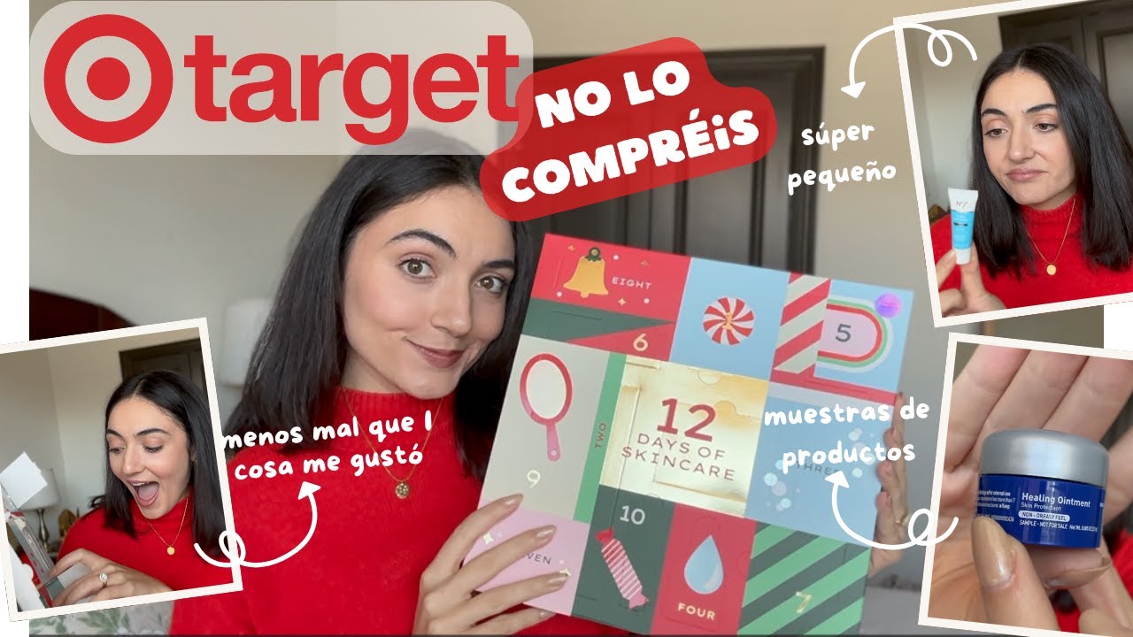 Una decepción total: calendario de skincare de Target...😞🎄 | Día 4: abriendo calendarios de adviento