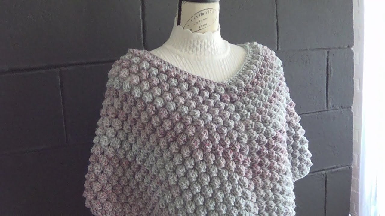 PRECIOSA CAPITA a CROCHET PUNTO PUFF en PICO super FACIL :D