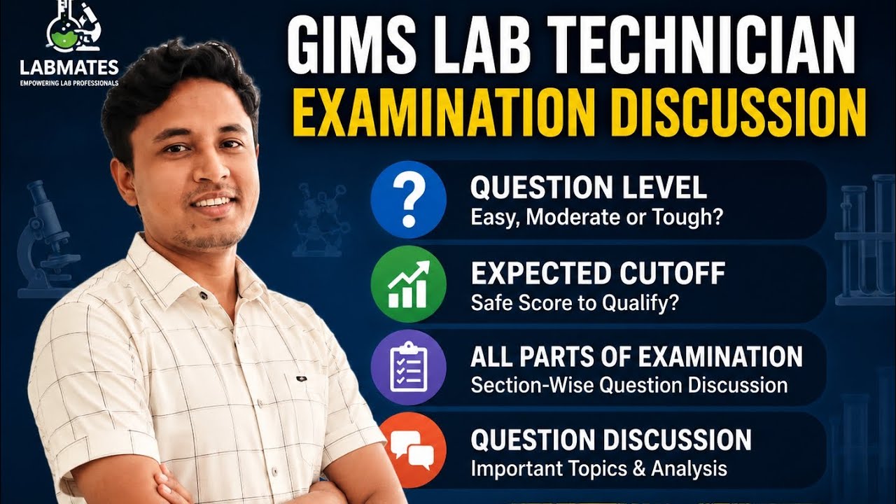🔬 GIMS Lab Technician Examination 2026 | Complete Exam Analysis