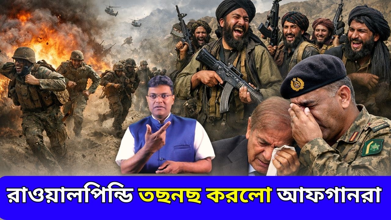 রাওয়ালপিন্ডি তছনছ করলো আফগানরা, গর্তে ঢুকে গিয়েছে সেনা প্রধান।Pakistan's terrible attack।santanu