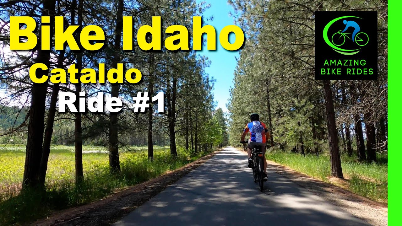 30 Minute Virtual Bike Ride | Trail of the Coeur d'Alenes | Idaho | Indoor Cycling Workout